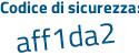 Il Codice di sicurezza è 3e9 poi 913c tutto attaccato e senza spazi