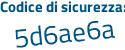 Il Codice di sicurezza è cf847 segue 33 tutto attaccato e senza spazi