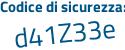 Il Codice di sicurezza è 61bZ168 tutto attaccato e senza spazi