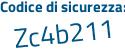 Il Codice di sicurezza è ZZ5 poi 65f1 tutto attaccato e senza spazi
