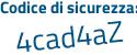 Il Codice di sicurezza è Zd917 segue e2 tutto attaccato e senza spazi