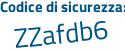 Il Codice di sicurezza è a36 aggiungere 2416 tutto attaccato e senza spazi