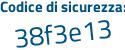 Il Codice di sicurezza è fab aggiungere 539c tutto attaccato e senza spazi