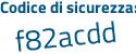 Il Codice di sicurezza è aZ poi cd274 tutto attaccato e senza spazi