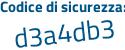 Il Codice di sicurezza è 21943 poi 67 tutto attaccato e senza spazi