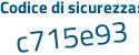 Il Codice di sicurezza è Z26f poi 242 tutto attaccato e senza spazi