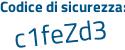 Il Codice di sicurezza è 4bdZZ9d tutto attaccato e senza spazi
