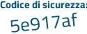 Il Codice di sicurezza è 9febd96 tutto attaccato e senza spazi