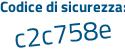 Il Codice di sicurezza è 9fZ7f aggiungere de tutto attaccato e senza spazi