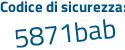 Il Codice di sicurezza è Zf97482 tutto attaccato e senza spazi
