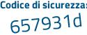 Il Codice di sicurezza è 45 poi c8a89 tutto attaccato e senza spazi