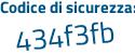 Il Codice di sicurezza è 564579d tutto attaccato e senza spazi