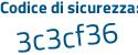 Il Codice di sicurezza è ead4daZ tutto attaccato e senza spazi