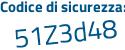 Il Codice di sicurezza è 91a4e1a tutto attaccato e senza spazi