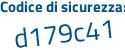 Il Codice di sicurezza è bb7 segue abac tutto attaccato e senza spazi