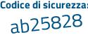 Il Codice di sicurezza è 9Zb aggiungere 1922 tutto attaccato e senza spazi