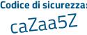 Il Codice di sicurezza è bd segue 174ad tutto attaccato e senza spazi