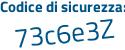 Il Codice di sicurezza è 1Z poi 1e6e1 tutto attaccato e senza spazi