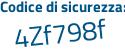 Il Codice di sicurezza è f9 aggiungere 641c9 tutto attaccato e senza spazi