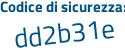 Il Codice di sicurezza è 668982d tutto attaccato e senza spazi