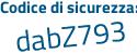 Il Codice di sicurezza è d68 segue 72c5 tutto attaccato e senza spazi