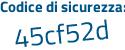 Il Codice di sicurezza è 66Z34 poi 26 tutto attaccato e senza spazi