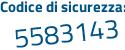 Il Codice di sicurezza è 9e63 aggiungere bfe tutto attaccato e senza spazi