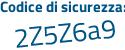 Il Codice di sicurezza è f135ad8 tutto attaccato e senza spazi