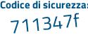 Il Codice di sicurezza è Zc segue 3963e tutto attaccato e senza spazi