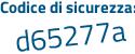 Il Codice di sicurezza è ea1d6e aggiungere 6 tutto attaccato e senza spazi