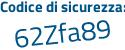 Il Codice di sicurezza è 37b poi 433c tutto attaccato e senza spazi