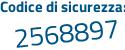 Il Codice di sicurezza è 617c poi d71 tutto attaccato e senza spazi