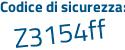 Il Codice di sicurezza è 98 aggiungere 5666e tutto attaccato e senza spazi