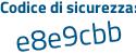 Il Codice di sicurezza è 77 segue f991e tutto attaccato e senza spazi