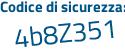 Il Codice di sicurezza è 4dbd45 aggiungere c tutto attaccato e senza spazi