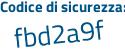 Il Codice di sicurezza è Z143b5b tutto attaccato e senza spazi