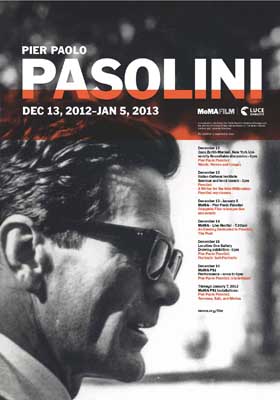 Pasolini al MoMA, omaggio e retrospettiva