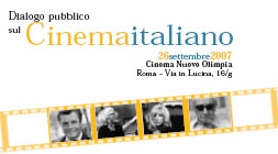 DIALOGO PUBBLICO SUL CINEMA ITALIANO
