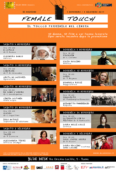 Female touch – Il tocco femminile nel cinema