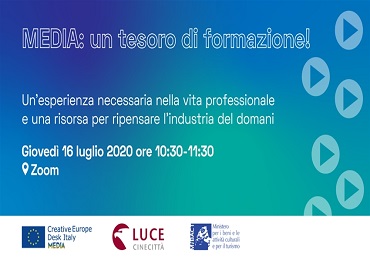 Programma MEDIA: incontro online sulla formazione